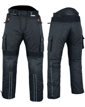 BULLDT GW322T Schwarz Motorradhose Cordura Textilhose - Blau