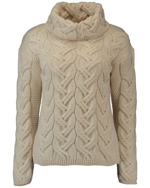 Carraig Donn Strickpullover - Natur