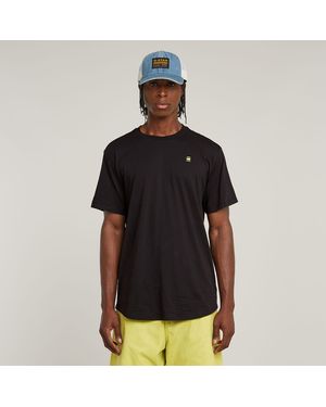 G-Star T-Shirt Lash Back mit Rückenprint - Schwarz