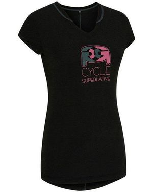 Gonso Radtrikot IRMA leger geschnittenes Bike-Shirt weich und geschmeidig - Schwarz
