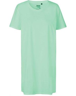 Neutral Rundhalsshirt Long Length T-Shirt - Grün