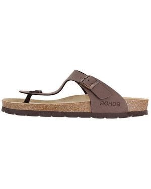 Rohde Alba Pantolette Pantoletten - Braun