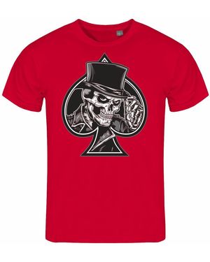 deinshirt Print- T-Shirt Alte Schule Funshirt mit Motiv - Rot