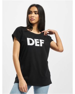 DEF Kurzarmshirt Sizza T-Shirt (1-tlg) - Schwarz