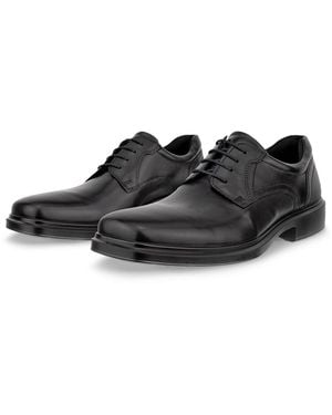 Ecco Helsinki 2 Schnürschuh, Freizeitschuh, Halbschuh, Schnürschuh Mit Herausnehmbarem Fußbett - Schwarz