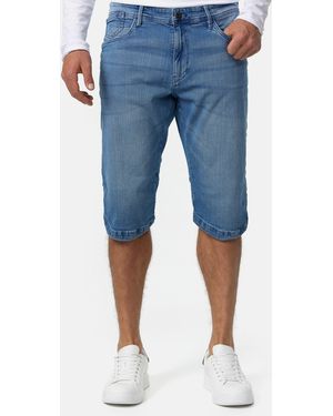 JEFF Indicode Jeansshorts Jaspar - Blau