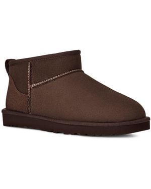 UGG M Classic Ultra Mini Winterboots, Schlupfboots, Snowboot, Stiefel Mit Lammfellfutter - Braun