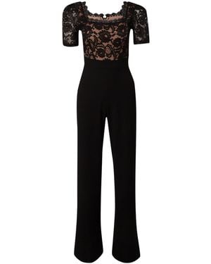 Lipsy Jumpsuit (1-tlg) Spitze - Schwarz