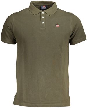 Norway 1963 Grünes Poloshirt mit Applikation und