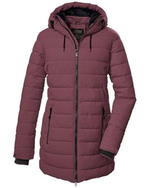 Killtec Steppmantel Kow 55 Wmn Qltd Prk Wasserabweisender, Winddichter Damenparka, Atmungsaktiv - Lila