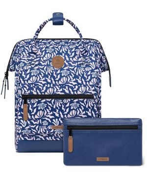 Cabaïa Rucksack All Over Backpack (Set, 3-Tlg) - Blau