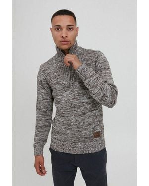 Solid Troyer Sdphilostrate Strickpulli - Grau