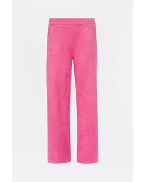 La Strada Lederimitathose - Pink