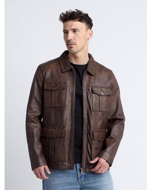 JCC Lederjacke 31025218 - Braun