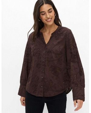 Brax Klassische Bluse Style Velia - Braun