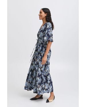 B.Young BYMMJOELLA Sommerliches Maxikleid - Blau