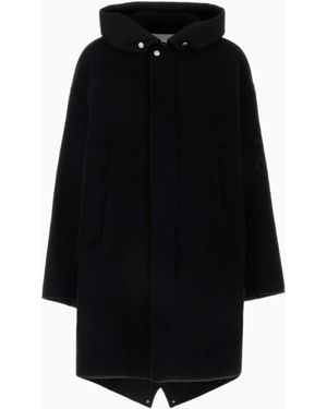Jil Sander Parka De Lana, Talla - Negro