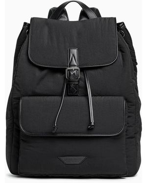 Bottega Veneta Mochila Crossroad, Talla - Negro