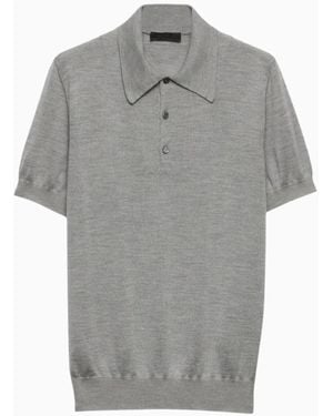 Prada Polo De Cashmere, Talla - Gris
