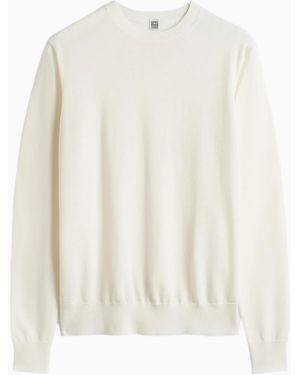 TOTEME Jersey De Punto Fino, Talla - Blanco