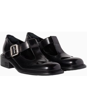 Miu Miu Zapatos Con Tira En T, Talla - Negro