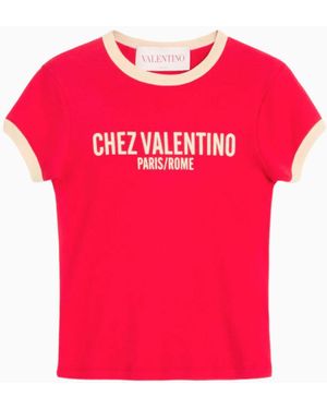 Valentino Camiseta Chez Talla - Rosa