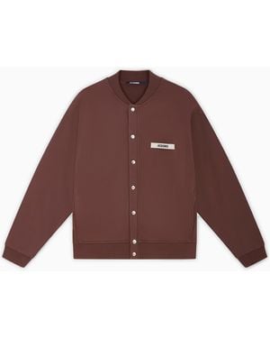 Jacquemus Cardigan Gros Grain, Talla - Marrón