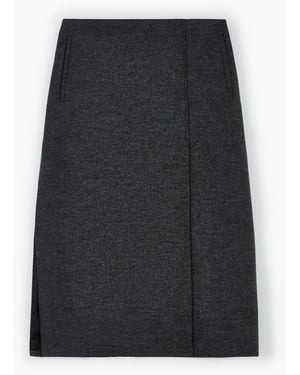 Prada Falda Midi, Talla - Negro