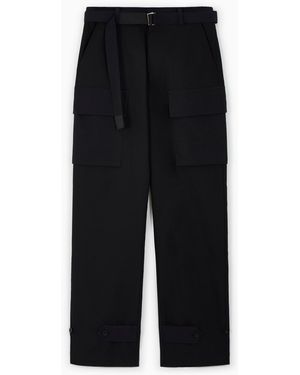 Sacai Pantalones Cargo, Talla - Negro