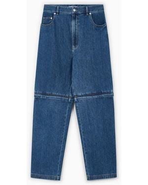 Tibi Jeans Convertibles Lars, Talla - Azul
