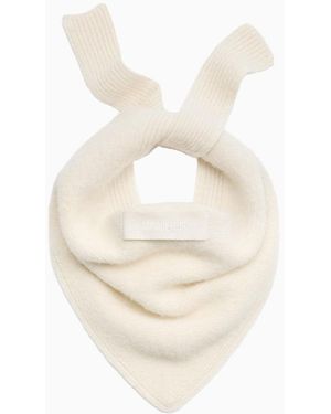 Jacquemus Bufanda Le Chal Gros Grain, Talla - Blanco