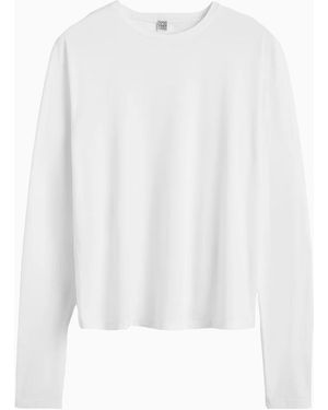 TOTEME Camiseta Clásica De Manga Larga, Talla - Blanco