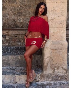 Outcast Jillian Mini Skirt - Brown