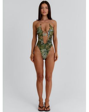 Outcast Nikila Bodysuit Ecru Wings - Multicolour