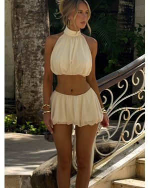 Outcast Anahi Top Buttercream - Green