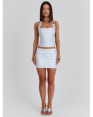Outcast Celia Longline Top - White