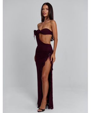 Outcast Milan Maxi Dress Deep Mauve - Purple