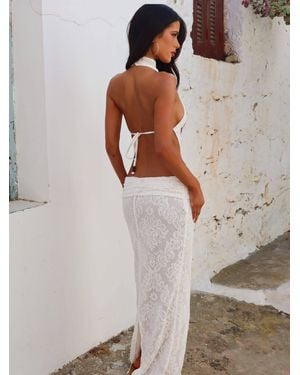 Outcast Albinae Maxi Dress Bright - White
