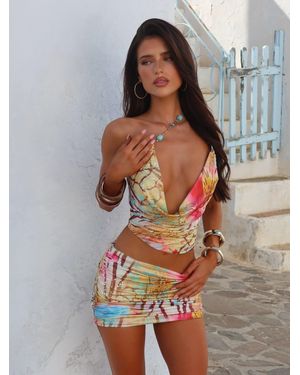 Outcast Mayan Mini Skirt Miami - Multicolor