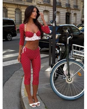 Outcast Frieda Top Polka Dot - Grey