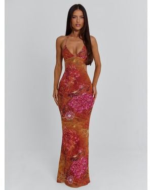 Outcast Esmeralda Maxi Dress Golden Crystal - Multicolour