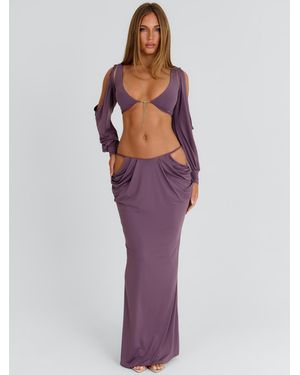 Outcast Hadasa Maxi Skirt - Purple