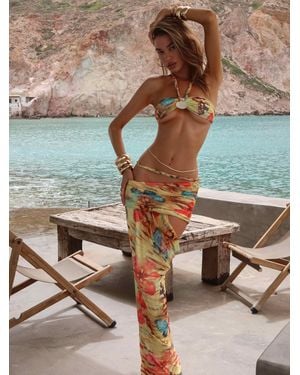 Outcast Tuial Maxi Skirt Mikah - Gray