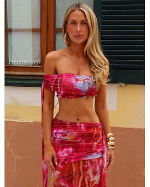 Outcast Ziana Top Crimson Lily - Red