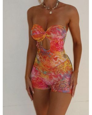 Outcast Harri Playsuit Camara - Red