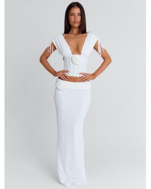 Outcast Zurai Maxi Skirt - White