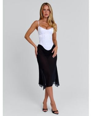 Outcast Kailen Midi Dress - White