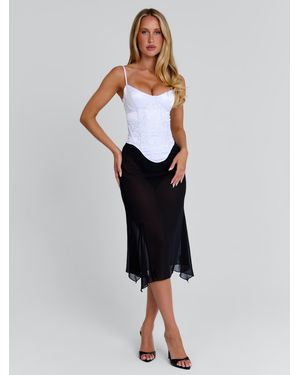 Outcast Kailen Midi Dress - White