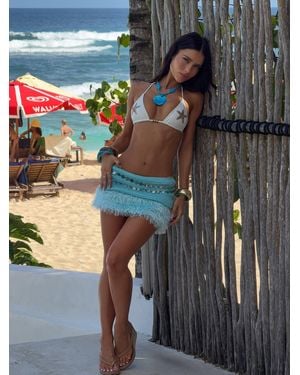 Outcast Liila Mini Skirt - Blue