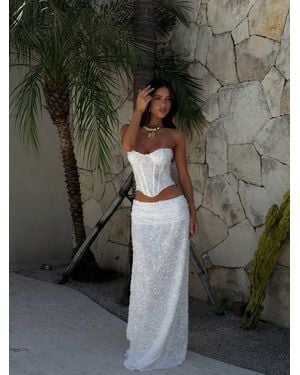 Outcast Catherine Skirt Ivory - Green